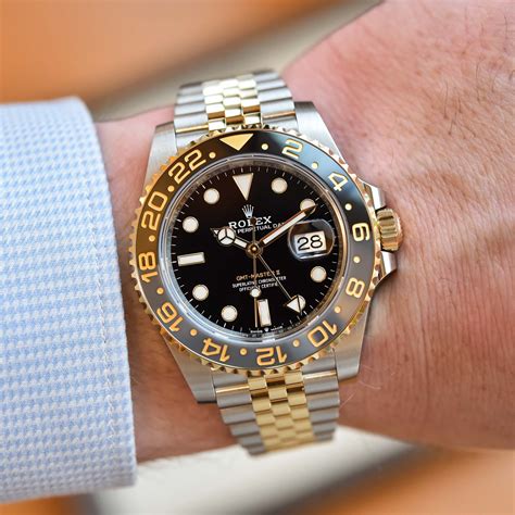 rolex gmt master 2 oystersteel and yellow gold|oyster perpetual gmt master 2.